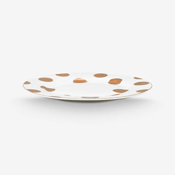 Beyaz Porselen Kahvaltı Tabağı 23 Cm Dot Delight Collection by Pip Studio