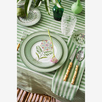 Pip Studio Lily & Lotus Yeşil Porselen Kahvaltı Tabağı - 2