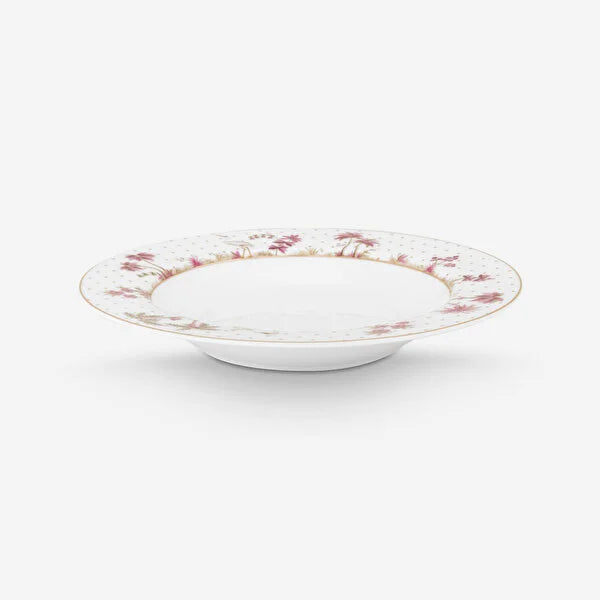 Beyaz Porselen Çukur Tabak 21,5 Cm Jolie Collection by Pip Studio