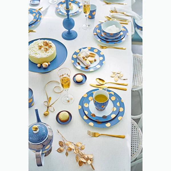 Mavi Porselen Kahvaltı Tabağı 21 Cm Dot Delight Collection by Pip Studio