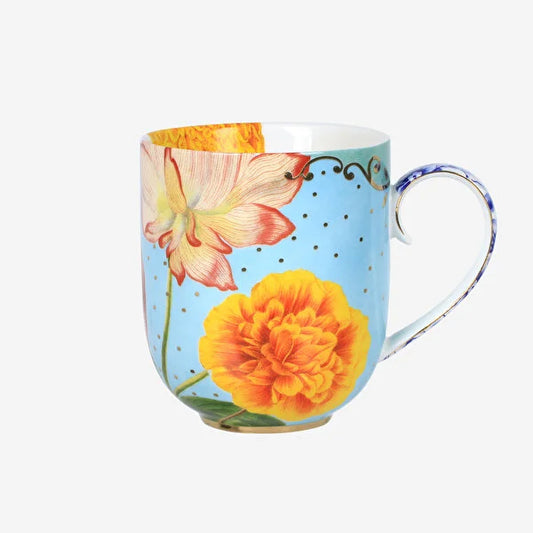 Mavi Porselen Kupa 325 ml Royal Collection by Pip Studio