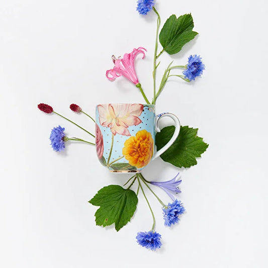 Mavi Porselen Kupa 325 ml Royal Collection by Pip Studio