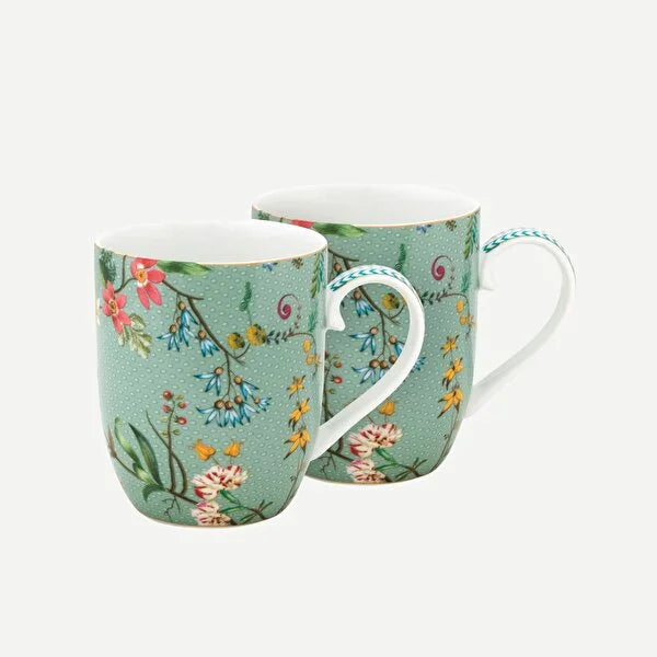 Mavi Porselen Kupa Seti 145 ml Jolie Collection by Pip Studio