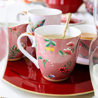 Pip Studio La Majorelle Pembe Porselen Kupa Seti 350 ml - 3