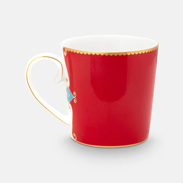 Pip Studio Love Birds Kırmızı Porselen Kupa 51002318 (250 ml)