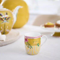 Pip Studio La Majorelle Sarı Porselen Kupa Seti 145ml - 5