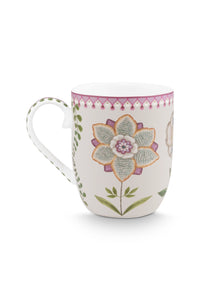Pip Studio Lily & Lotus Mor Porselen Kupa 145 ml - 2