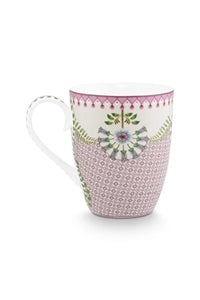 Pip Studio Lily & Lotus Mor Porselen Kupa 350 ml - 2