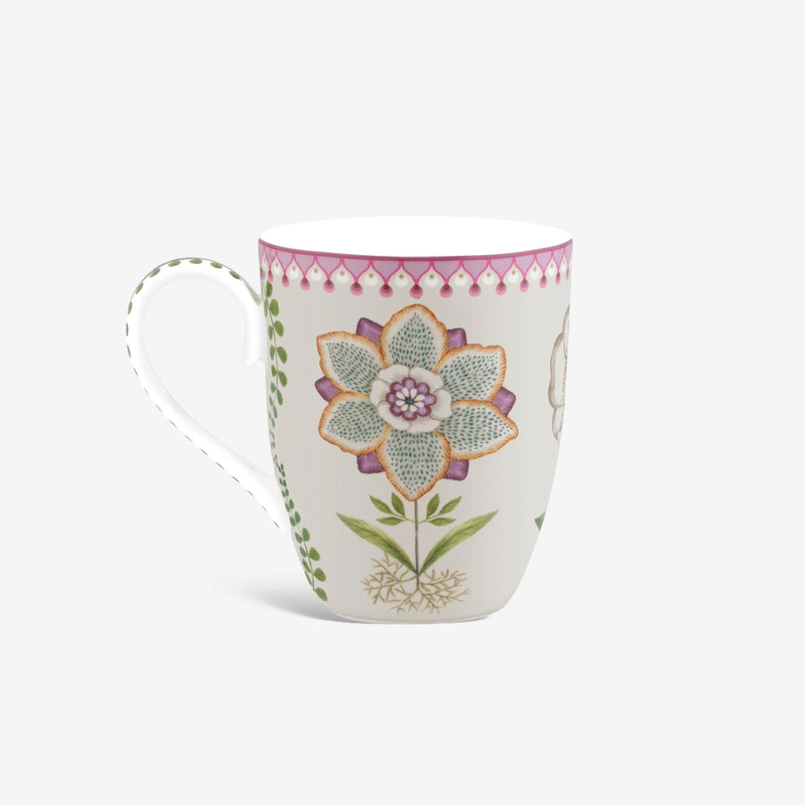 Pip Studio Lily & Lotus Mor Porselen Kupa Seti 350 ml