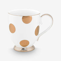Beyaz Porselen Kupa 350 ml Dot Delight Collection by Pip Studio