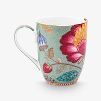 Pip Studio Fantasy Blooming Tales Mavi Porselen Kupa 350 ml - 2