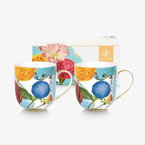 Pip Studio Mavi Porselen Kupa Seti 200 ml 51002601
