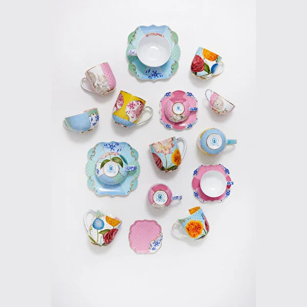 Pip Studio Mavi Porselen Kupa Seti 325 ml 51002603