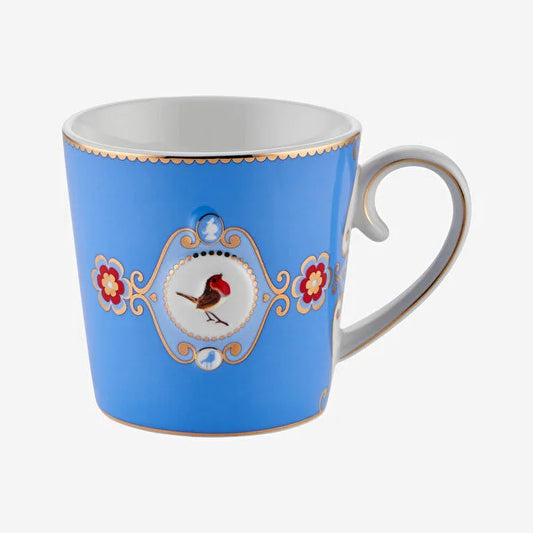 Pip Studio Love Birds Mavi Porselen Kupa 250 ml
