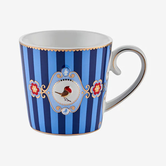 Pip Studio Love Birds Mavi Porselen Kupa 250 ml