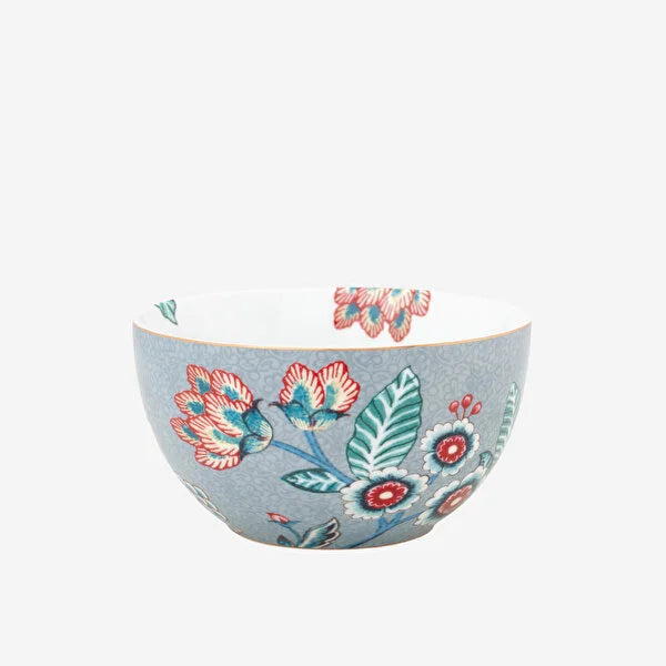 Mavi Porselen Kase 12 cm Flower Festival Collection by Pip Studio