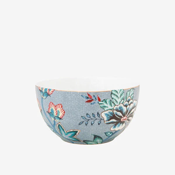 Mavi Porselen Kase 12 cm Flower Festival Collection by Pip Studio