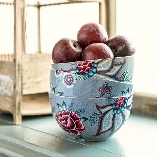 Mavi Porselen Kase 15 cm Flower Festival Collection by Pip Studio