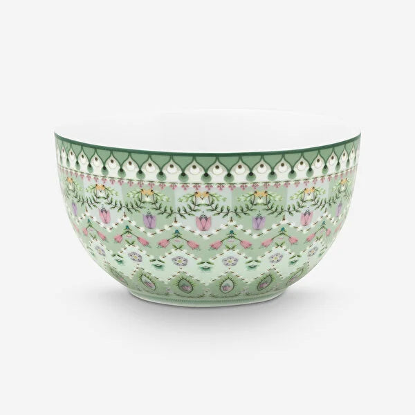 Pip Studio Lily & Lotus Yeşil Porselen Kase 12 cm