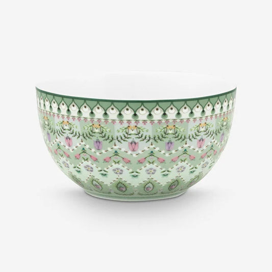 Pip Studio Lily & Lotus Yeşil Porselen Kase 12 cm