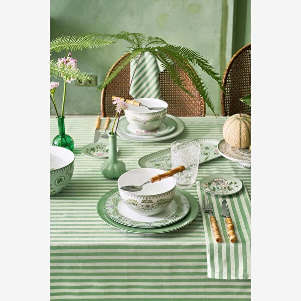 Pip Studio Lily & Lotus Yeşil Porselen Kase 12 cm