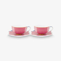 Pip Studio Pembe Porselen Kahve Fincan Seti 125 ml 51004073