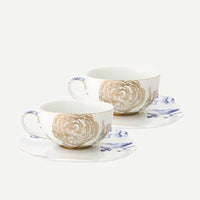 Pip Studio Royal White Beyaz Porselen Çay Fincan Seti 225 ml