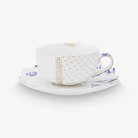 Pip Studio Royal White Beyaz Porselen Çay Fincan Seti 225 ml
