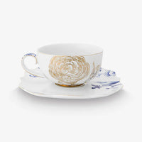 Pip Studio Royal White Beyaz Porselen Çay Fincan Seti 225 ml