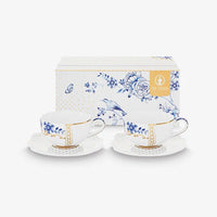 Pip Studio Mavi Beyaz Porselen Kahve Fincan Seti 125 ml 51004076
