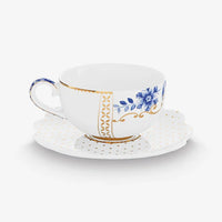 Pip Studio Mavi Beyaz Porselen Kahve Fincan Seti 125 ml 51004076