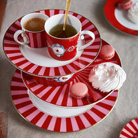 Pip Studio Kırmızı Pembe Porselen Kahve Fincanı 90 ml 51004141