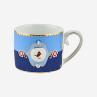 Mavi Porselen Kahve Fincanı 90 ml Love Birds Collection by Pip Studio