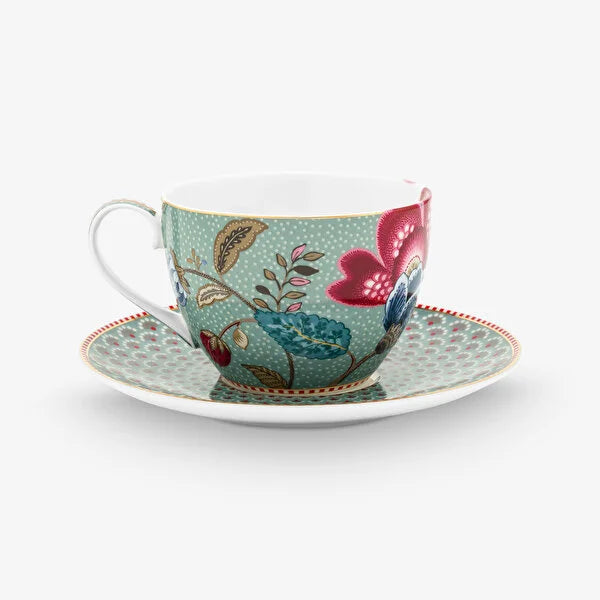 Pip Studio Mavi Porselen Çay Fincanı 280 ml