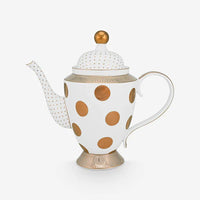 Beyaz Porselen Demlik 1200 ml Dot Delight Collection by Pip Studio