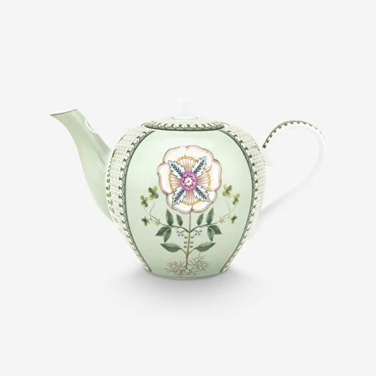 Pip Studio Lily & Lotus Yeşil Porselen Demlik
