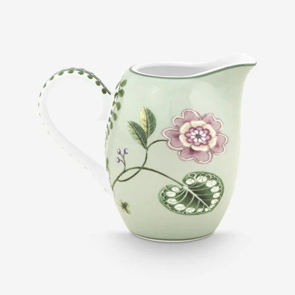 Pip Studio Lily & Lotus Yeşil Porselen Sütlük