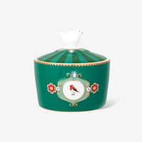 Yeşil Porselen Şekerlik 300 Ml Love Birds Collection by Pip Studio