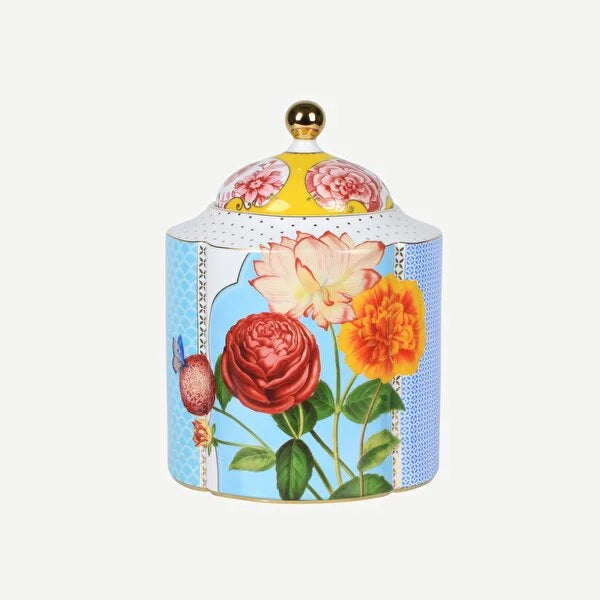 Sarı Mavi Porselen Saklama Kabı 1900 ml Royal Collection by Pip Studio