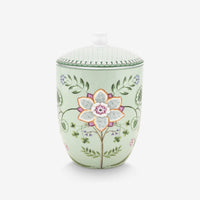 Pip Studio Lily & Lotus Yeşil Porselen Saklama Kabı 1500 ml