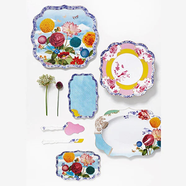 Pip Studio Royal Mavi Porselen Tepsi 26 cm