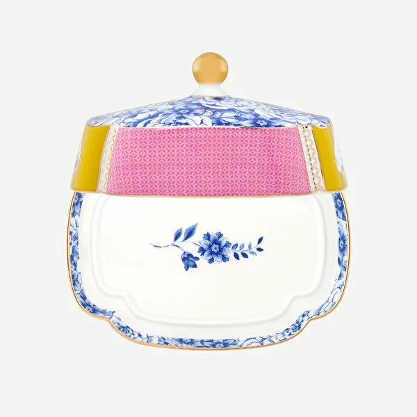 Pip Studio Royal Sarı Pembe Porselen Tereyağlık
