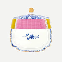 Pip Studio Royal Sarı Pembe Porselen Tereyağlık - 2