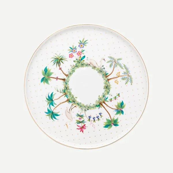 Beyaz Porselen Kek Standı 21 Cm Jolie Collection by Pip Studio