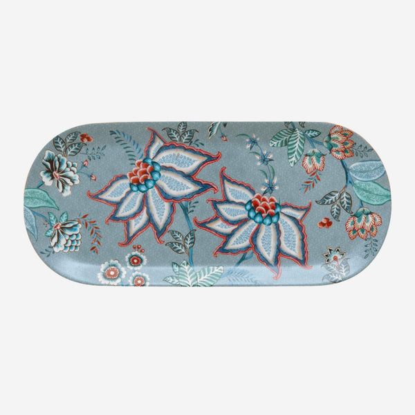 Mavi Porselen Servis Tabağı 33 cm Flower Festival Collection by Pip Studio