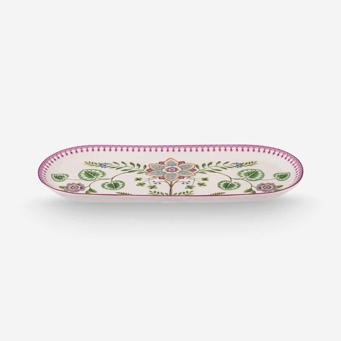 Pip Studio Lily & Lotus Beyaz Porselen Servis Tabağı 33 cm