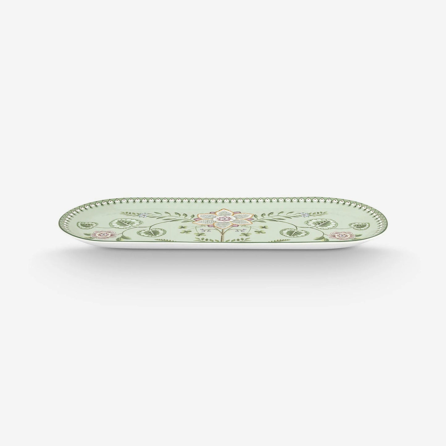 Pip Studio Lily & Lotus Yeşil Porselen Servis Tabağı 33 cm