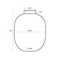 Beyaz Metal Vazo 32 Cm Dot Delight Collection by Pip Studio