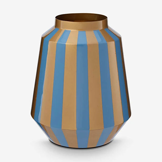 Mavi Metal Vazo 24X29 Cm Dot Delight Collection by Pip Studio