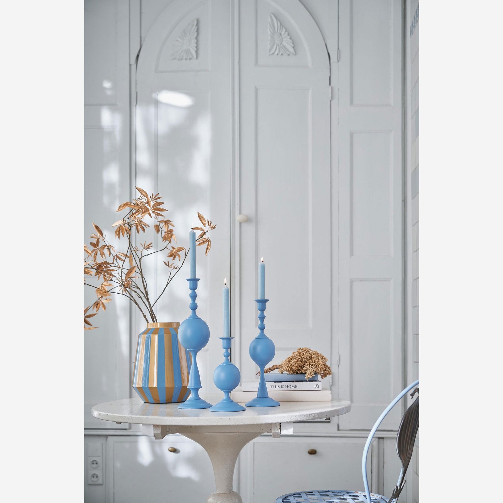 Mavi Metal Vazo 24X29 Cm Dot Delight Collection by Pip Studio